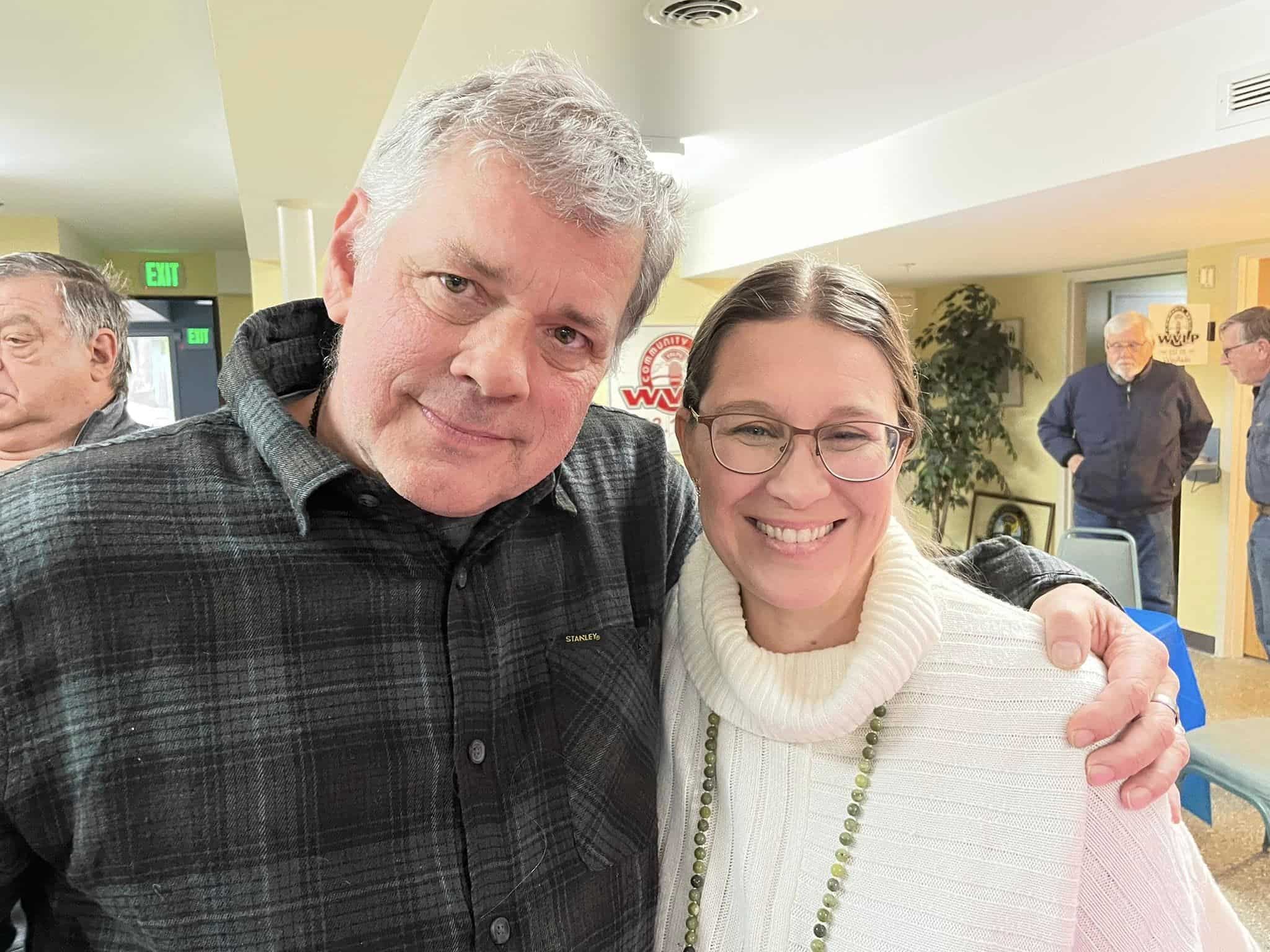 Valparaiso's WVLP Radio Celebrates 20 Years! 38 wvlp station manager poses with keleah parkinson a wvlp radio host valpolife