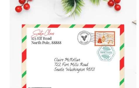 Deadline to Get a Letter From Santa From Festival of Lights is Dec. 2nd 37 michigan city indiana to send letters from santa festival of lights deadline is dec 2nd
