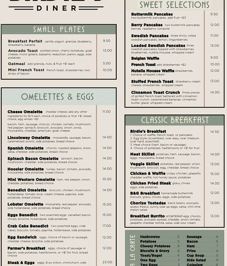 Costa's New Restaurant - Birdie's Diner - Now Open 88 birdies cafe downtown valparaiso menu prices rates