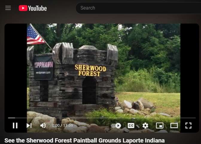 Sherwood Paint Ball, LaPorte Indiana 87 ten minute sherwood forest paintball grounds military training