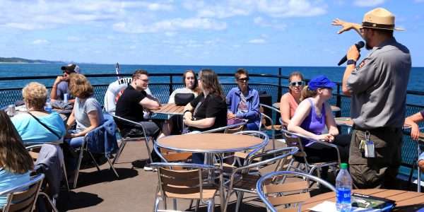lake michigan ranger guide boat tours indiana dunes