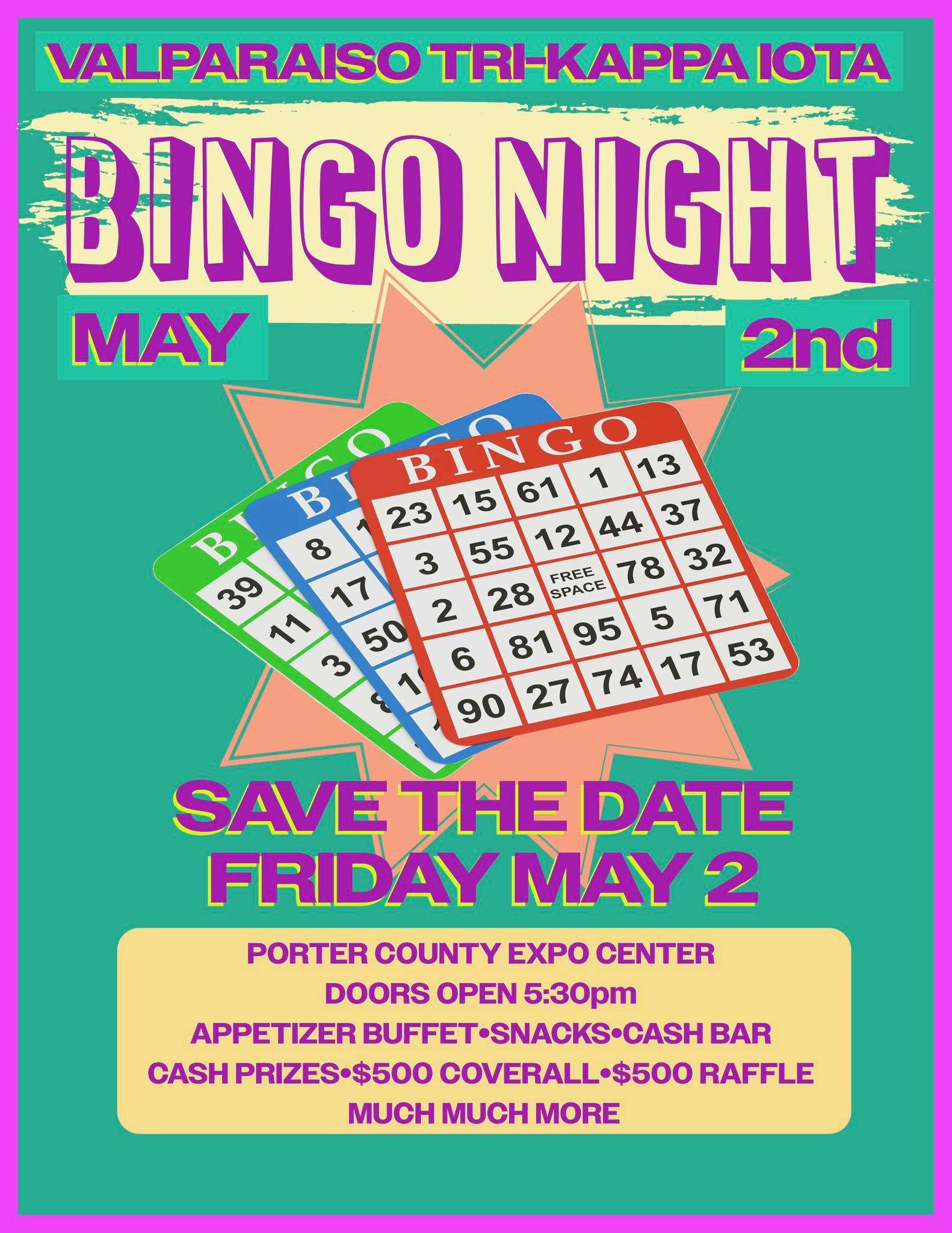 Valparaiso Tri Kappa Bingo Night