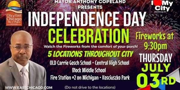 Independence Day Fireworks Celebration - East Chicago 13 EAST CHICAGO INDIANA FIREWORKS AT FIVE LOCATIONS