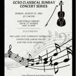 Gary Symphony Orchestra Classical Sunday Concert Series 208 Gary Symphony Orchestra Classical Sunday Concert Series