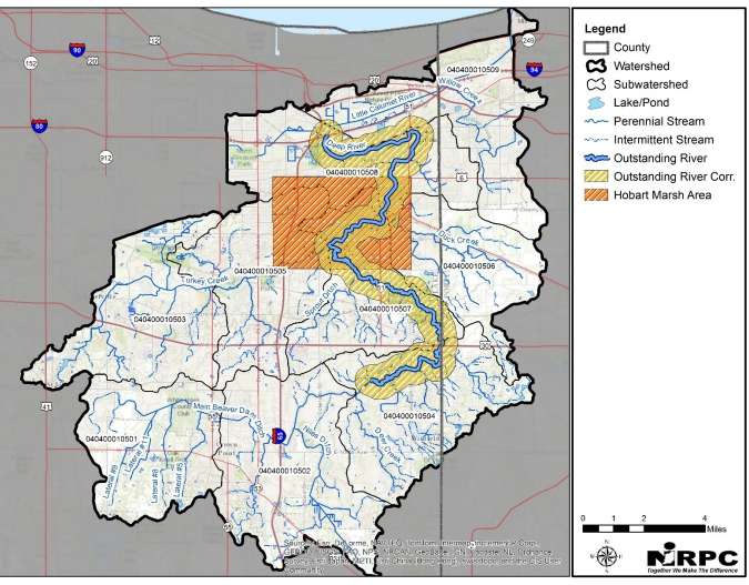 Hobart In Lake County Indiana is Known for it's Biodiversity and Wetland Ecosystems 102 nirpc deep river hobart marsh watershed development best management practices development
