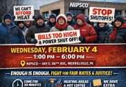 NIPSCO Utility Bill Increase Protest Merrillville Indiana
