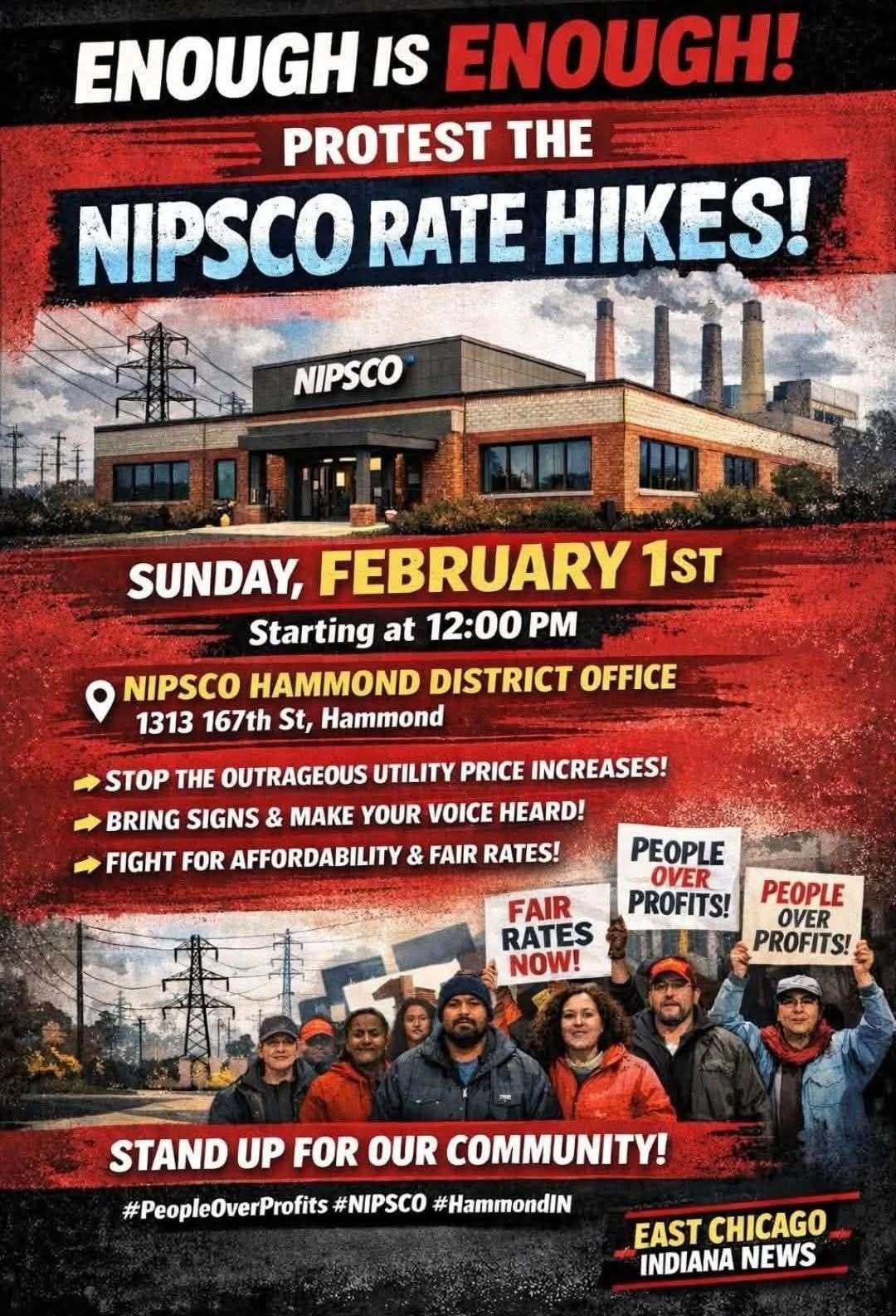 nipsco protest hammond indiana e1769101936322