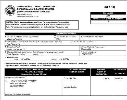 OVER 130,000 Homes about to get Shut Off by NIPSCO Utilities Due to Enormous Rate Increases 102 nisource contributed 5000 dollars to Mike andrande campaign e1769620253865