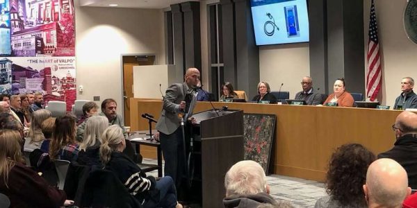 Data Centers and E-Bikes Discussed At Valparaiso Council Meeting 40 valparaiso residents ask to abolish ICE at City Council Meeting e1769612818444
