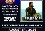 bruce lee country music concert at lake county fair kick off party crown point indiana