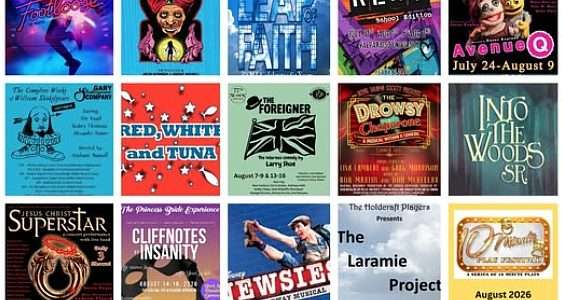 theatre shows in northwest indiana in the month of august 2026