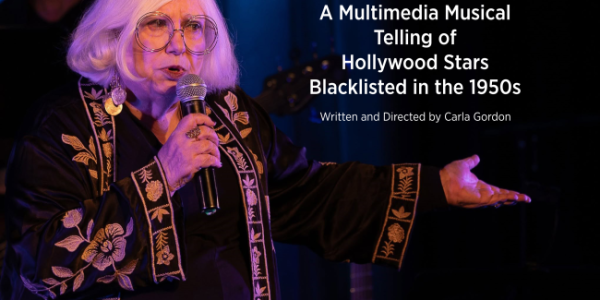 Blacklisted - A Multimedia Musical of Hollywood Stars Blacklisted in the 50's 5 blacklisted a theatre show in munster starring Carla Gordon e1790111741376
