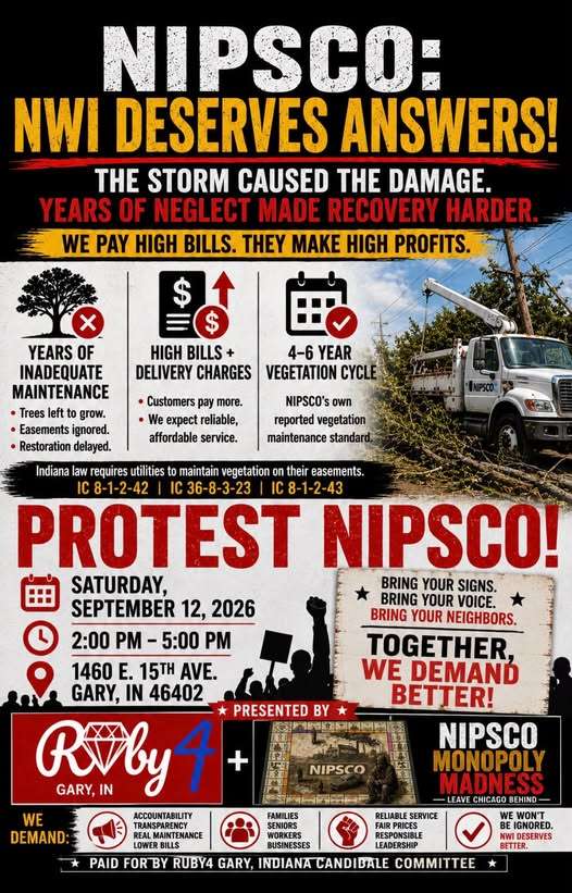 Nipsco Protest, Sat. Sept. 12th, 2-5pm 6 nipsco protest 2026 preston ruby 1